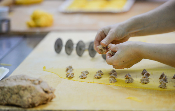 Preparazione pasta fresca